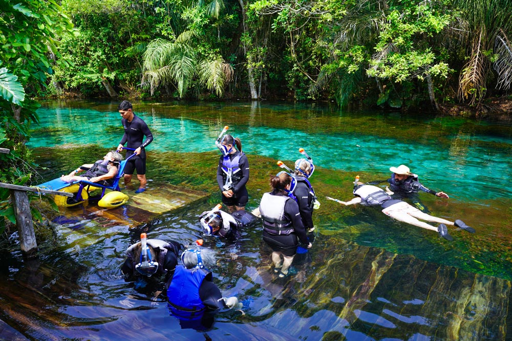 Acessibilidade na Nascente Azul | Natureza Tour | Bonito e Pantanal